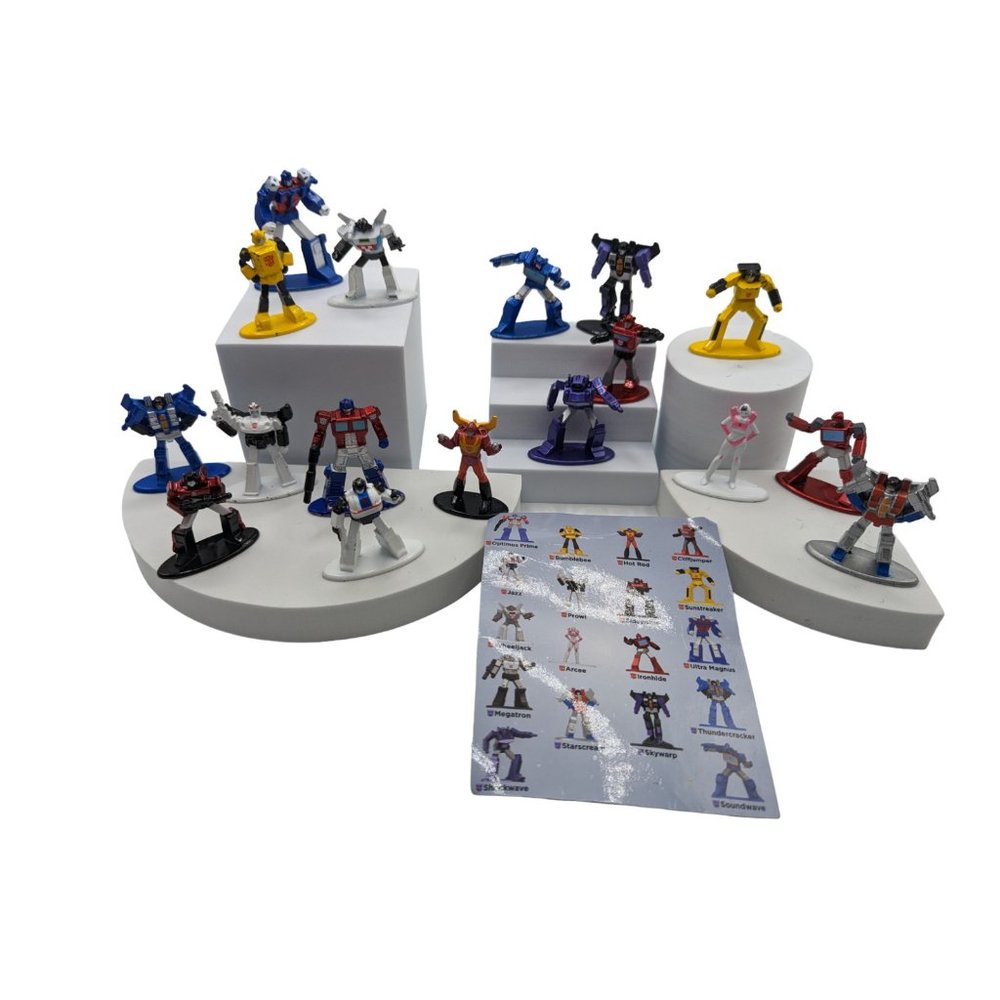 Hasbro Jada Toys Transformer Nano Metalfigs Die-Cast Figures Set of 17 - Picture 8 of 14
